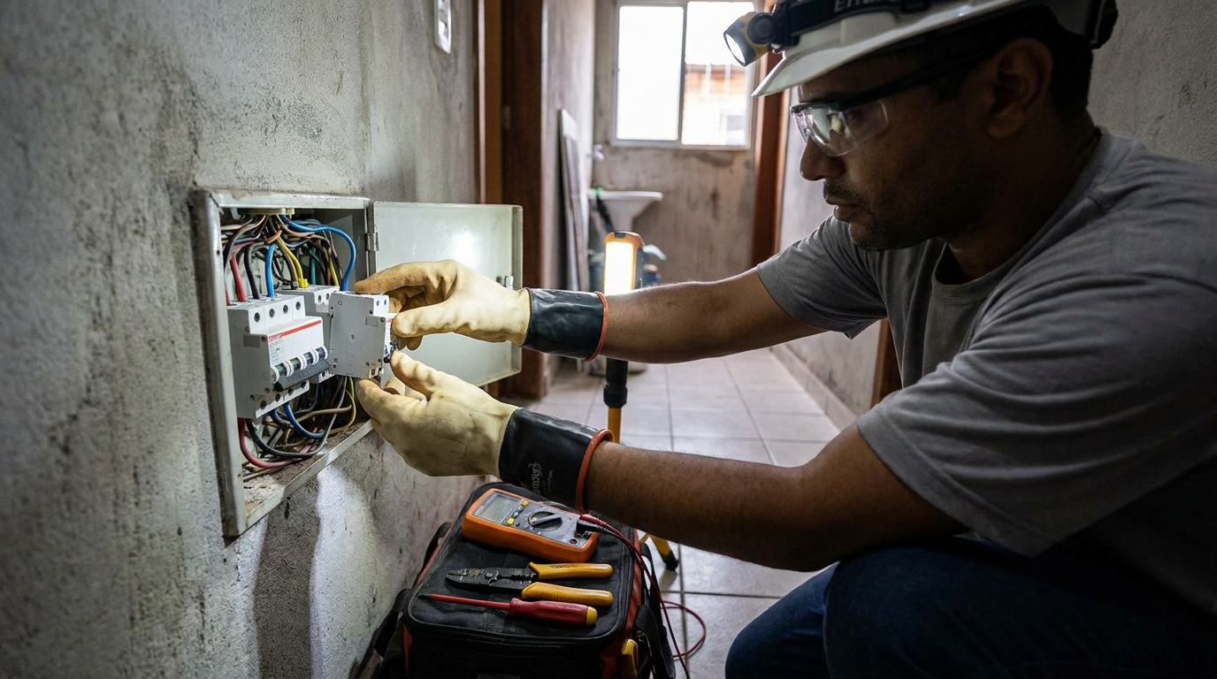 Instalacao de disjuntor profissional em Serra‑ES