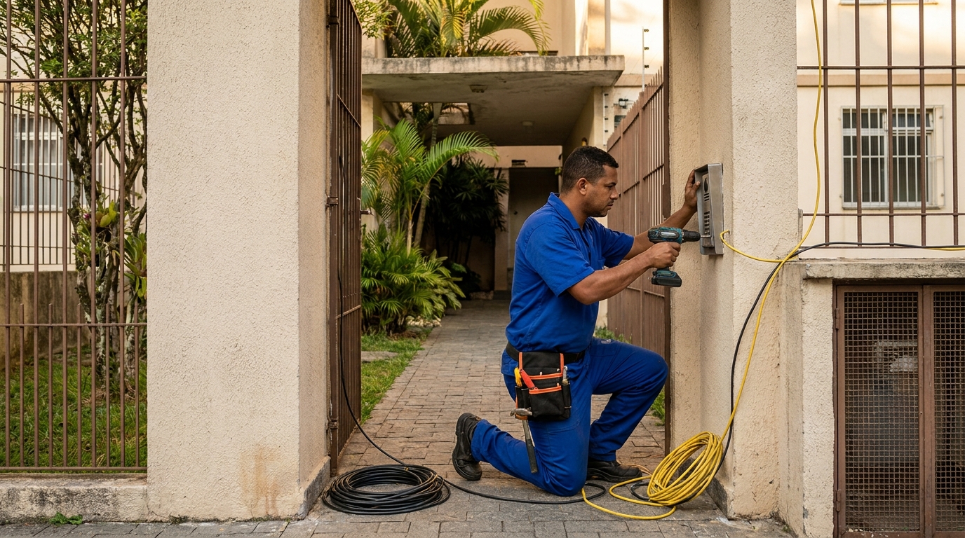 Instalacao de interfone profissional em Serra‑ES